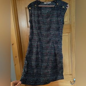 Mini dress. Size small silky and cute. Side hidden zipper